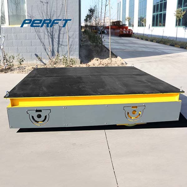 battery platform transfer car with stainless steel decking 75t